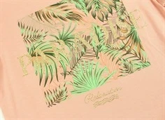 Name It peach bud paradise glitter t-shirt